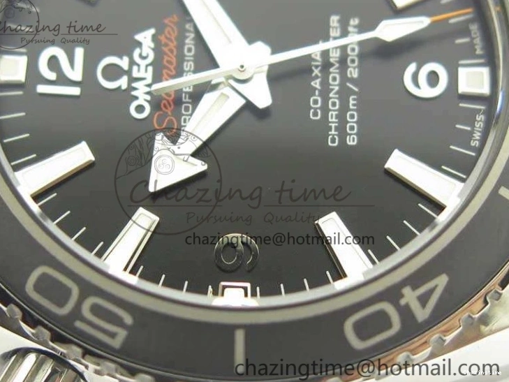 0801 Durable Planet Ocean Professional Ceramic Bezel 42mm 1:1 MK Best Edition Silver Markers On SS Bracelet A 8085
